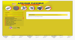 Desktop Screenshot of afrique-flexible.com